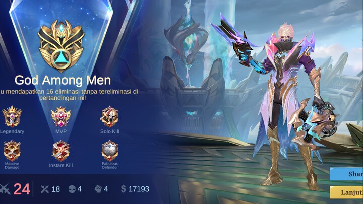 GAMEPLAY GRANGER M7【MOBILE LEGENDS】#BstationKreator #BstationMLBB #BestOfBest