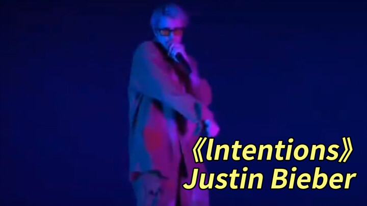 Justin Bieber- Intentions- Singing and dancing performance