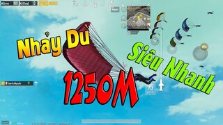 Hướng Dẫn Nhảy Dù 1250m | Xuống Trước Siêu Nhanh | Kỹ Năng | PUBG Mobile