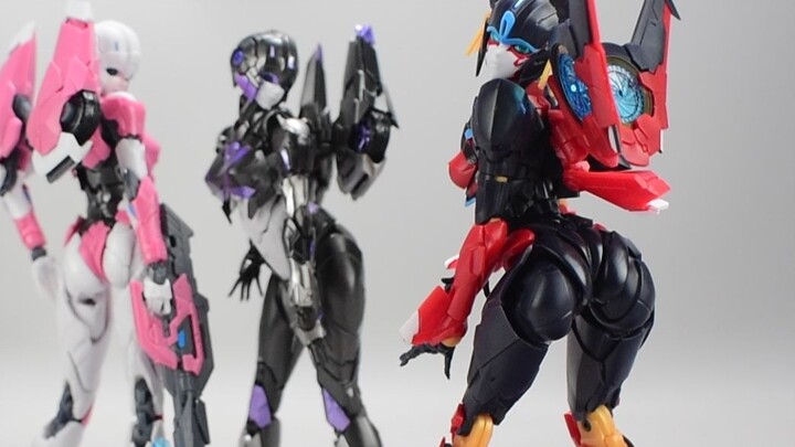 Tambahkan succubus cyber lainnya! Transformers KO versi rakitan angin dan guntur MD004 mainan bilah 