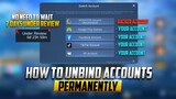 HOW TO UNBIND/DISCONNECT ACCOUNT | NO NEED TO WAIT 7 DAYS UNDER REVIEW | MOBILE LEGENDS