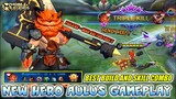 Next New Hero Aulus Gameplay , Best Build And Skill Combo - Mobile Legends Bang Bang