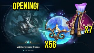 HUGE OPENING | 56 Winterblessed Orbs and 8 Bags *Scam*| League of Legends