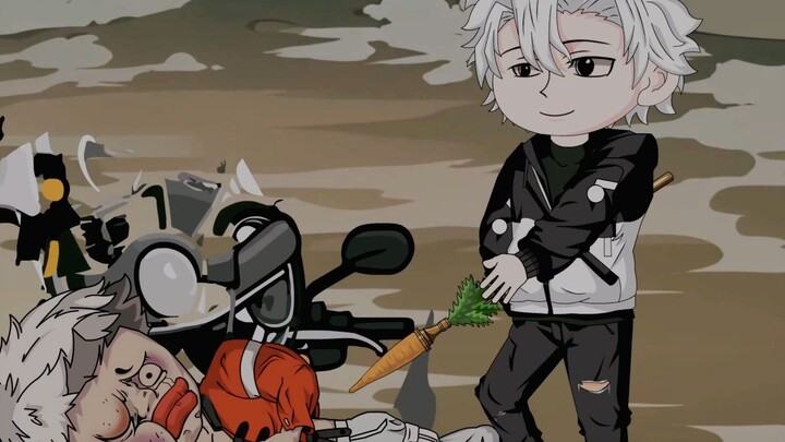 In the third episode, the big man kept chasing the young man, so he had no choice but to send him to