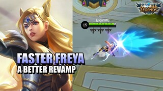 FREYA REVAMP FIX - SMOOTHER SKILL AND FASTER BASIC ATTACKS FOR FREYA - Mobile Legends: Bang Bang