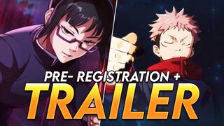 JUJUTSU KAISEN MOBILE GAME TRAILER + PRE-REGISTRATION | Jujutsu Kaisen Phantom Parade