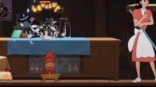 Onima: Tom and Jerry store version's stun beat is more delicious? Continuous props make the cat mise