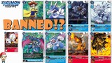 NINE Digimon Cards Just Got Banned from Competitive Play (for some Tournaments)! (Digimon TCG News)