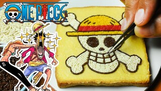 Susun Meses Cokelat bentuk Topi Jerami One Piece