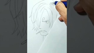 วาดซันจิ จาก One Piece กางเกงขาสั้น