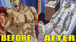 Baki Characters - Before and After they fight Yujiro Hanma