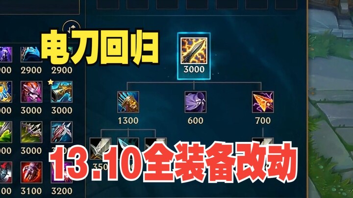 13.10 อัปเดตไอเทมทั้งหมดดูจบในวิดีโอเดียว! ดาบไฟฟ้ากลับมาแล้ว! [ลีกออฟเลเจ็นดส์]