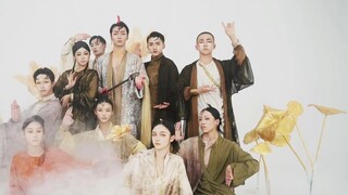 Konsep mitos hitam gaya Cina Ma Xiaolong bekerja "Tiga Alam"