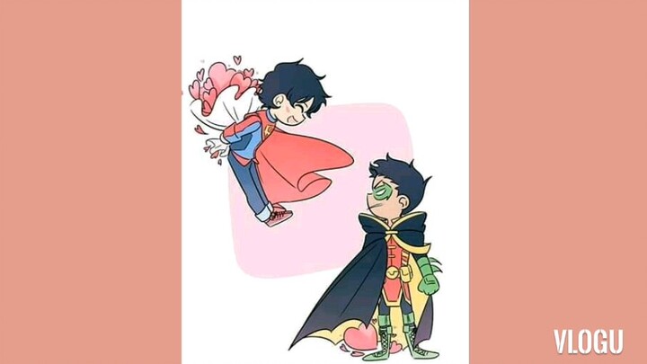 Superboy x Robin (Ken x Damian)
