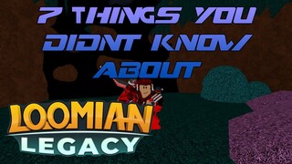 Roblox Loomian Legacy | 7 Things you didn't know about Loomian Legacy
