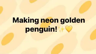 MAKING NEON GOLDEN PENGUIN! || roblox adopt me!