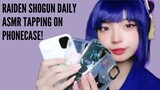 Raiden Shogun Daily Cosplay | ASMR Tapping on Phonecase 💗