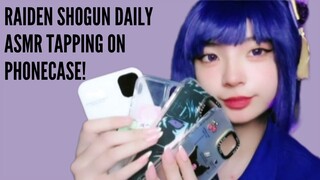 Raiden Shogun Daily Cosplay | ASMR Tapping on Phonecase 💗