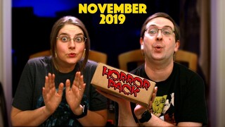 UNBOXING! Horror Pack November 2019 - Horror Movie Subscription Box - Blu Rays