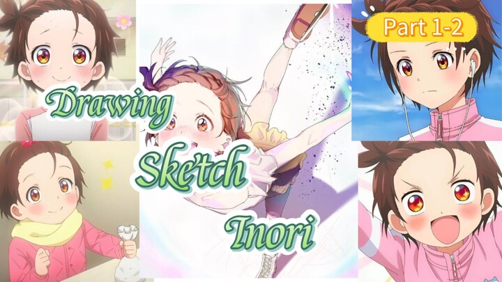 inori imut banget🙀l drawing inori anime medalist l
