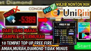 10 TEMPAT TOP UP FF TERMURAH AMAN DM TIDAK MINUS 2021