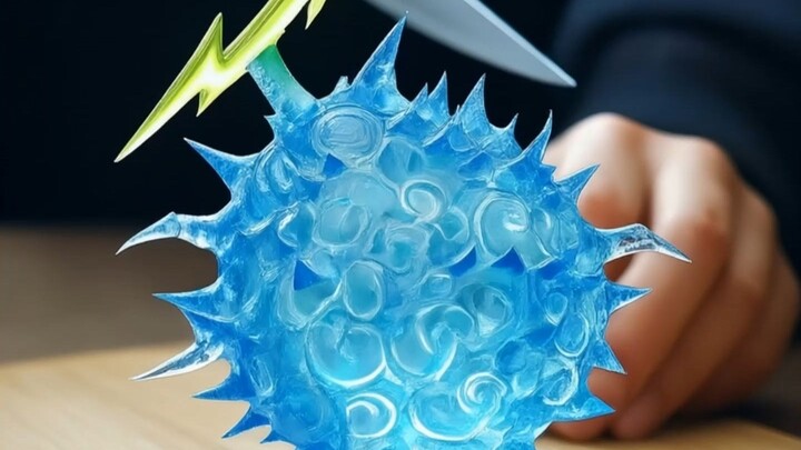 [Cutting jelly-like juicy fruits ~ONE PIECE version]