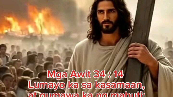 Mga Awit 34 : 14