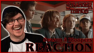 STRANGER THINGS Season 4 Bloopers REACTION!