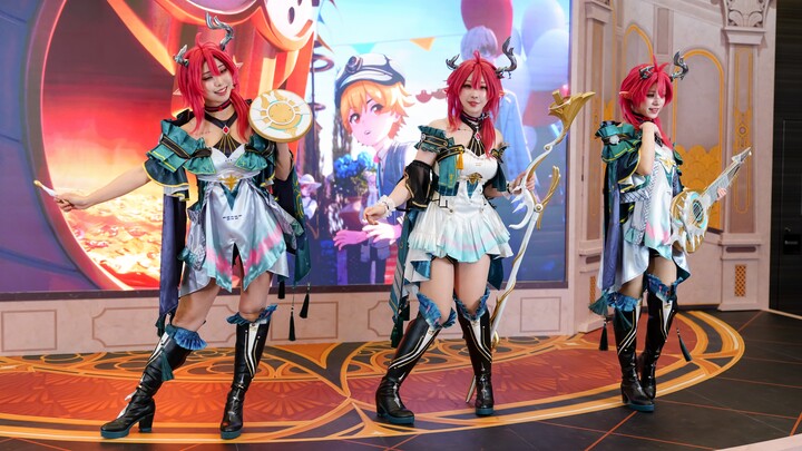 【Mingchao】【Perayaan Ulang Tahun ke-1 Server Jepang】Natsuzora Tatatatata cosplayer: Kachasu, Miiko, A