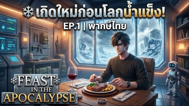 EP.1 ❄️ เกิดใหม่ก่อนโลกน้ำแข็ง! กว้านเสบียงพันล้าน สร้างป้อมโลหะ รอดคนเดียวอย่าง
