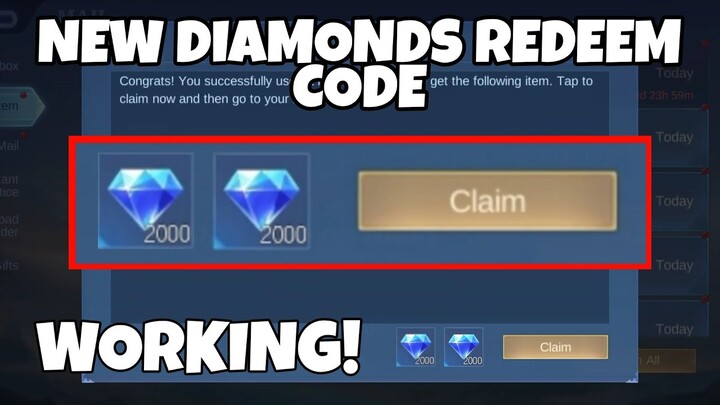 FREE DIAMONDS REDEEM CODE MOBILE LEGENDS APRIL 2022 | WITH PROOF | FREE DIAMONDS IN MOBILE LEGENDS