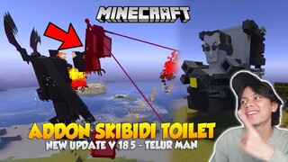 AKHIRNYA UPDATE TERBARU ADDON SKIBIDI TOILET @TELUR-Man! Titan TV Man Upgrade Bisa Lepas Kepala😂