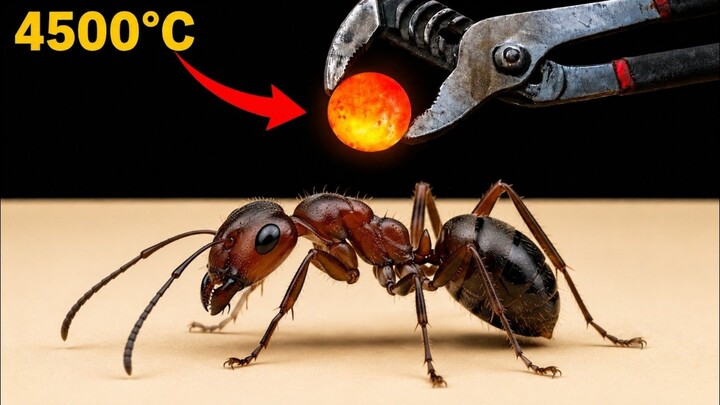 What Happens to Ants at 4500C Extreme Heat Experiment
