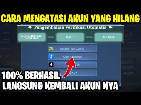 CARA MENCARI AKUN MOBILE LEGEND YANG HILANG