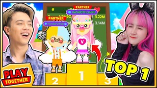 Mr Vịt chúc mừng Vê Vê đã trở lại TOP 1 Play Together !