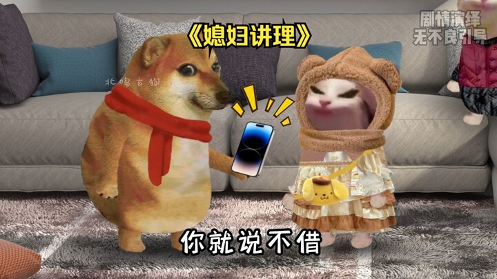 媳妇：我又不是不认账，我要讲理！
