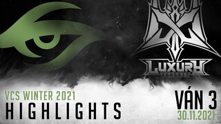 Highlight TS vs LX [VÁN 3][VCS Mùa Đông 2021][Tuần 3 - 30.11.2021]