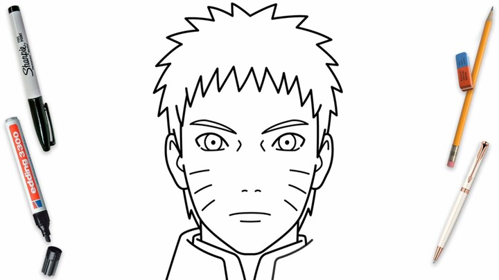 How To Draw Naruto Easy Step By Step | Boruto Drawing Tutorial