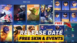 ALL NEW EVENTS RELEASE DATES - STAR WARS EVENT PRIZEPOOL | SAINT SEIYA EVENT & MORE UPDATES