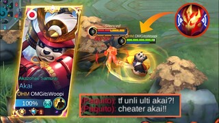 AKAI WTF UNLIMITED ULTI HACK?! | MLBB