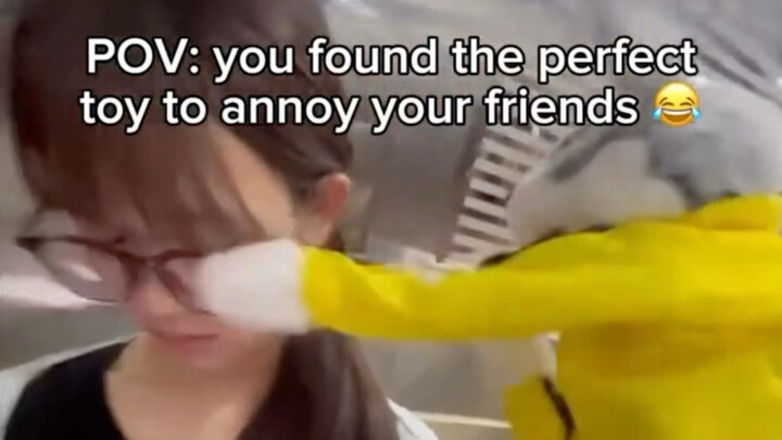 When you’ve discovered the perfect toy to torment your friends: