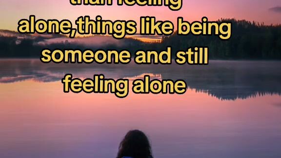 feeling alone