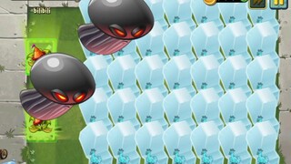 قدرات نباتية مختلفة ضد شاشة مليئة بكتل الجليد [PVZ2]