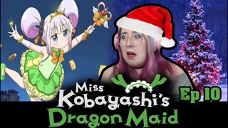 Christmas Dragons?!? - Miss Kobayashi's Dragon Maid S1 E10 REACTION - Zamber Reacts