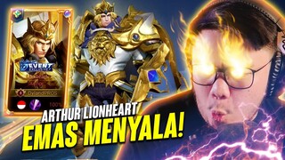 HERO SEKERAS BATU! ARTHUR JUNGLE Dengan SKIN SAINT SEIYA BARU! - Honor Of Kings