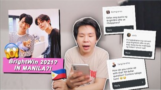 PUPUNTA ANG BRIGHTWIN SA PILIPINAS? 😱 PAANO AKO NAPILI? (BRIGHTWIN MANILA FAN MEET QnA!) [ENG SUB]