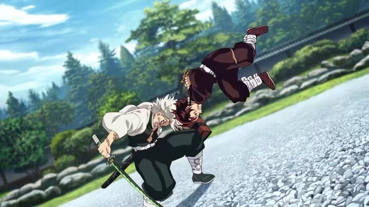 Tanjiro Kamado Vs Sanemi Shinazugawa
