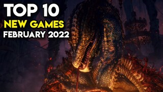 Top 10 NEW Games of February 2022 on PC and Consoles