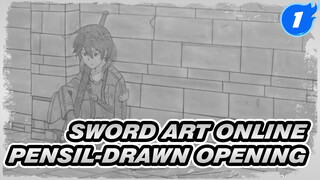 [パラパラ] Manga Pensil Drawn Sword Art Online Opening_1