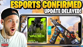 NEW UPDATE DELAYED in Apex Legends Mobile (ESPORTS COMING!)